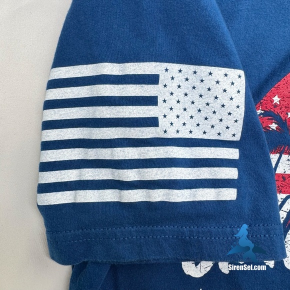 1123 Limited Edition Grunt Style Uncle Sam's Beach Resorts T-Shirt - XL - Blue - Picture 3 of 6